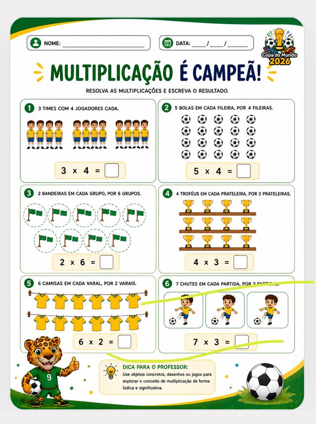 Multiplicação é Campeã